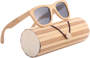 Bamboo Wooden Polarized Sunglasses with UV 400 Lens