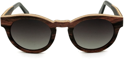 WOODFUL Real Solid Handmade Wooden Sunglasses for Men Polarized Lenses and Spring Hinge