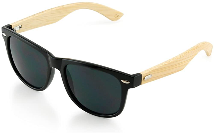 Oct17 Wood Bamboo Sunglasses Wooden Mens Womens Vintage Eyewear