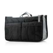 GEARONIC TM Lady Women Travel Insert Organizer Compartment Bag Handbag Purse Large Liner Tidy Bag - Black