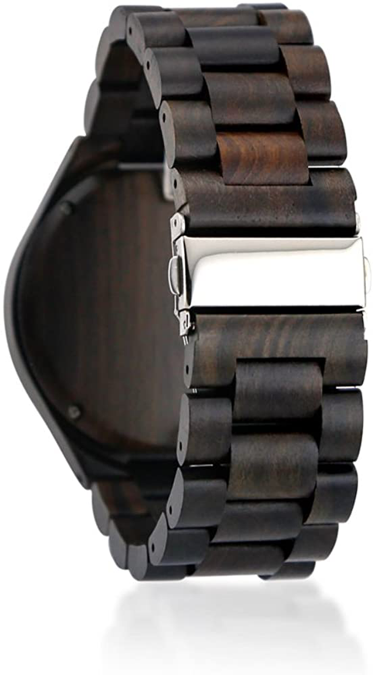 Men's Wooden Watch, Unique Luxury Wristwatch, Casual Quartz Watches, Fashion Natural Wood Wrist Watch